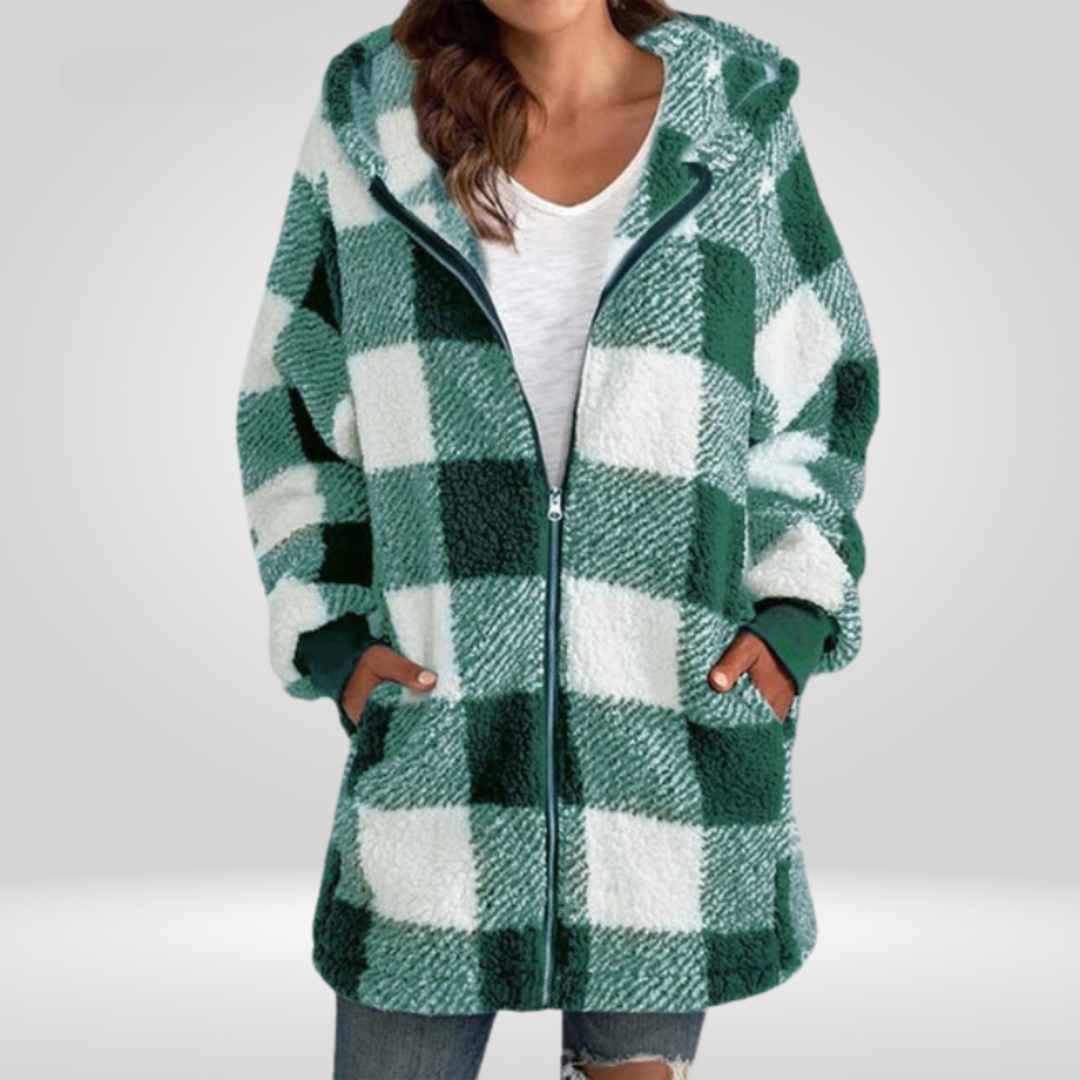 Mary™ Cozy Plaid Jacket