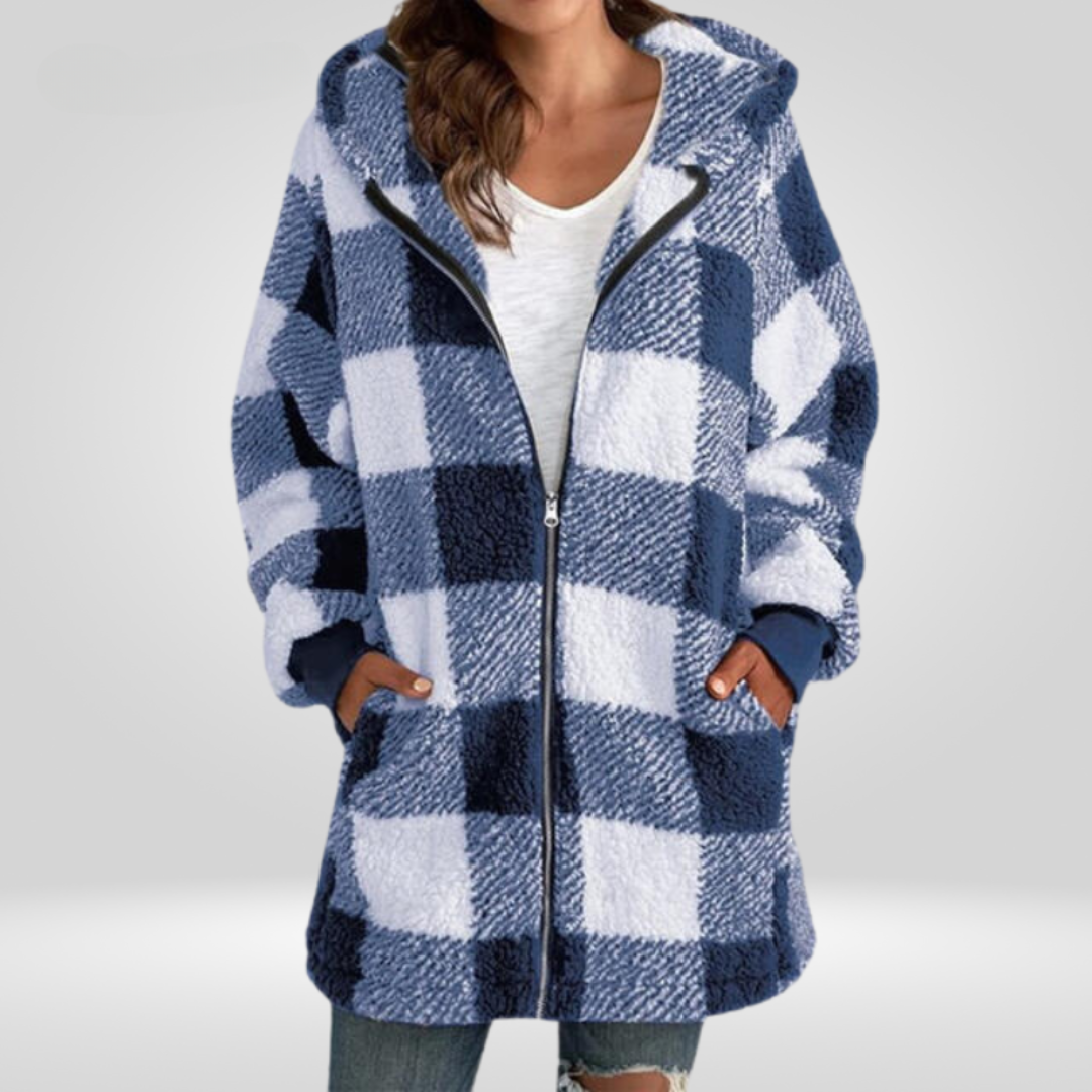 Mary™ Cozy Plaid Jacket