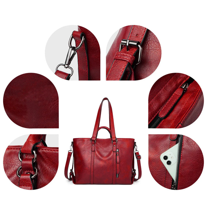 Logan™ Large Leather Bag