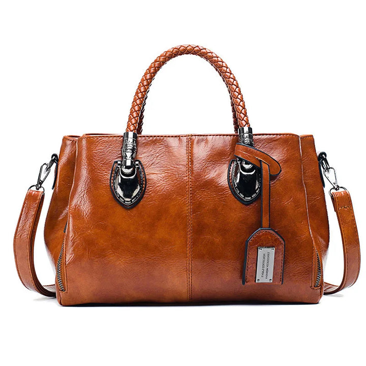 Logan™ Elegant Leather Dufflebag