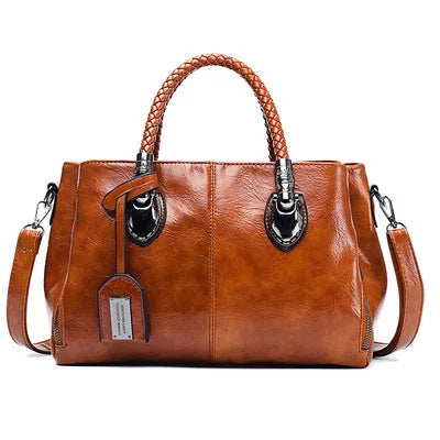 Logan™ Elegant Leather Dufflebag