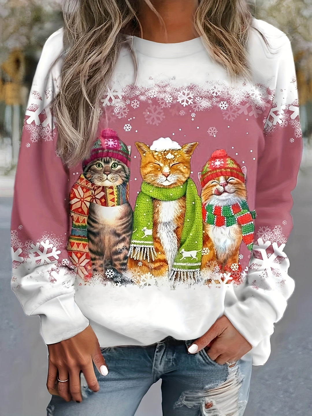 Aurora™ Christmas Cat Sweater