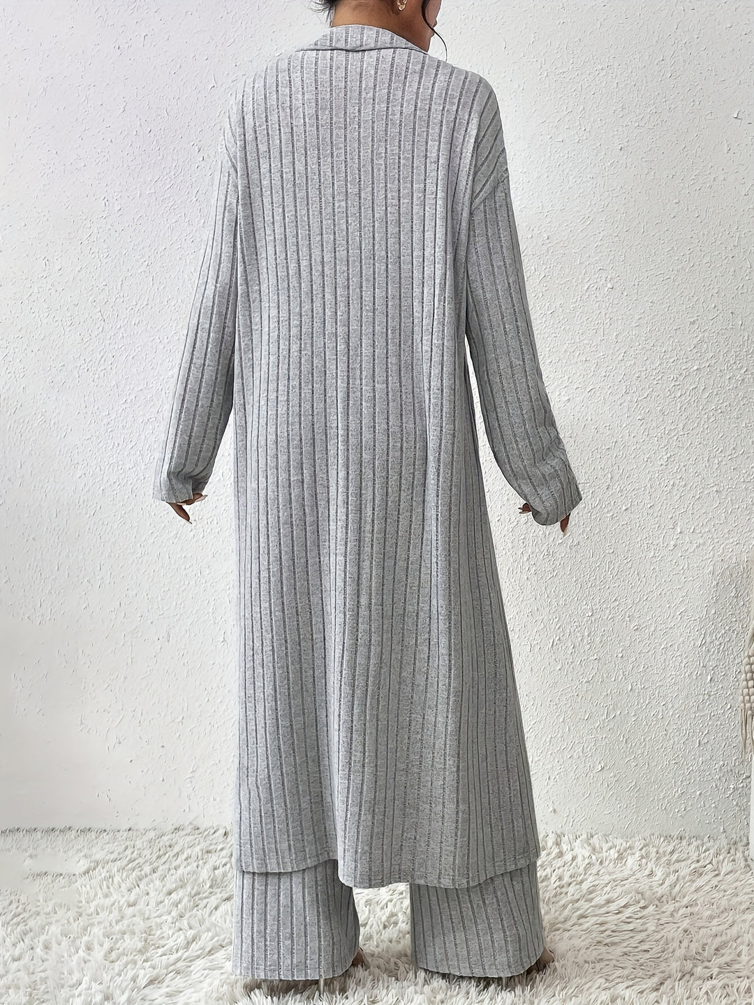 Hazel - Comfy Long Cardigan & Pants Set